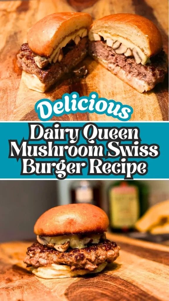 Dairy Queen Mushroom Swiss Burger