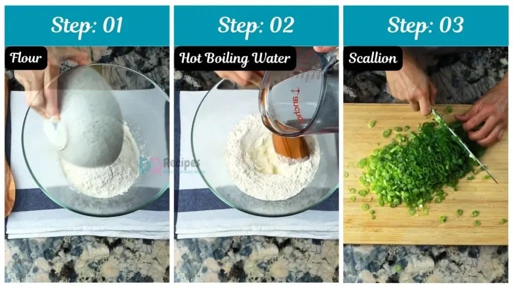 Step by Step Trader Joe's Scallion Pancakes Recipe
