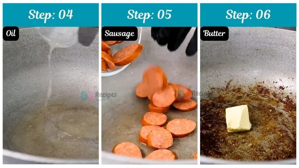 How to Make Shrimp and Sausage Cabbage