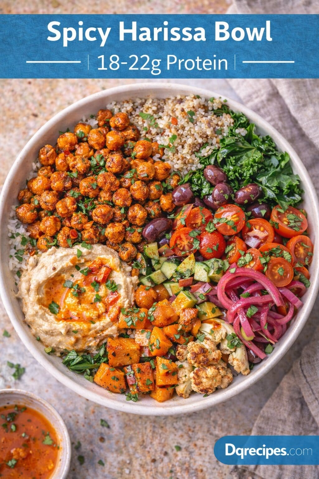 CAVA-Inspired Spicy Harissa Bowl