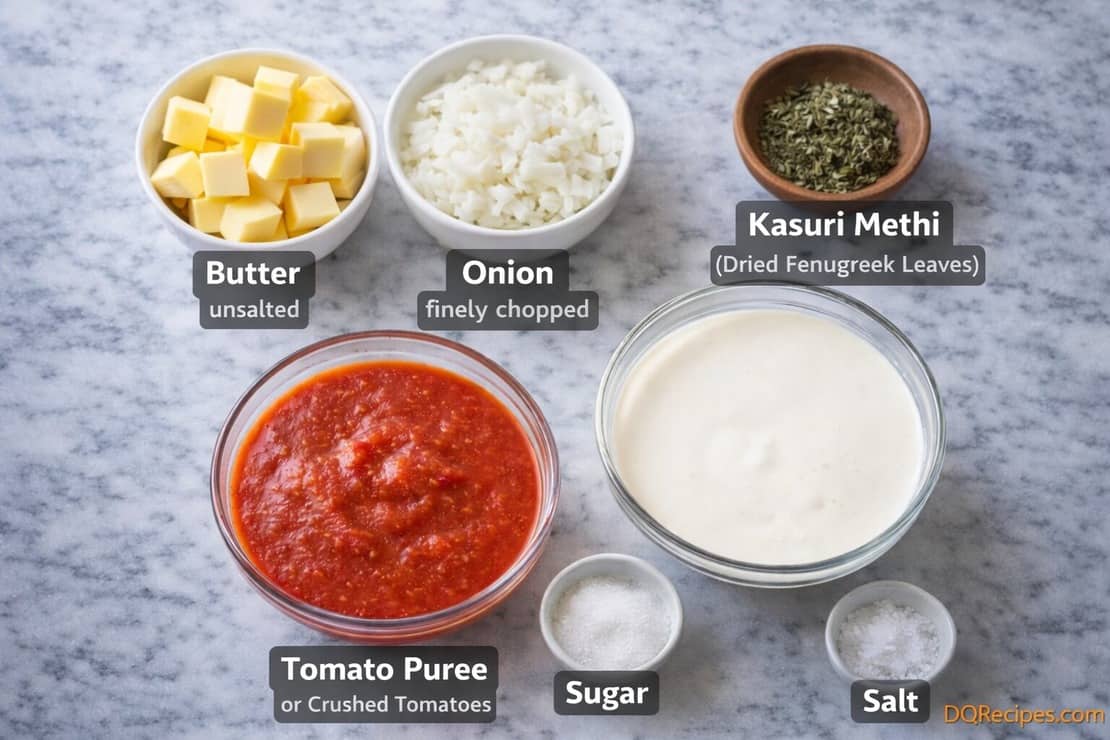 butter chicken sauce ingredients