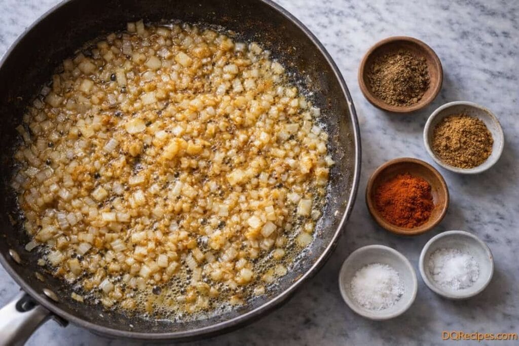 butter chicken sauce making