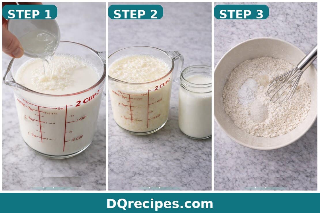 buttermilk substitute steps