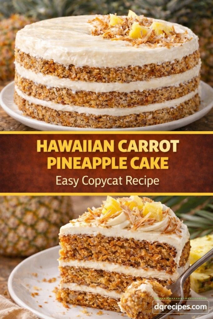 hawaiian carrot pineapple cake recipe